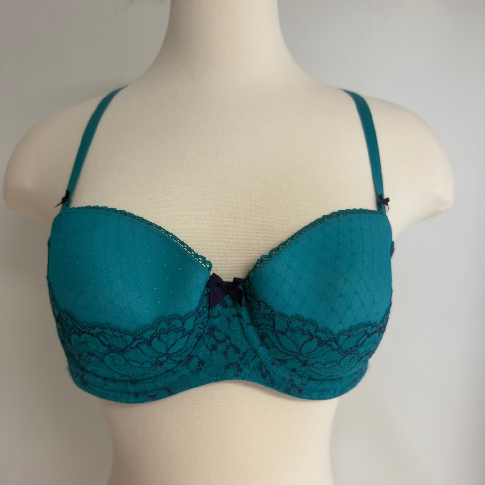 La SENZA Teal Lace Underwire Bra